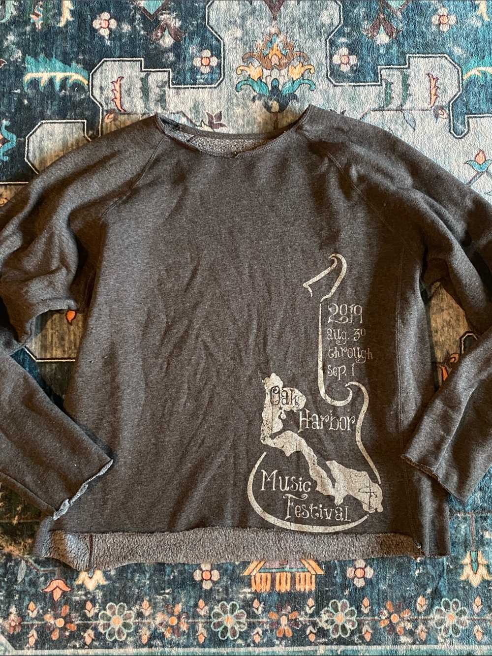 Oak Harbor Music Festival Sweatshirt - Graphic Print